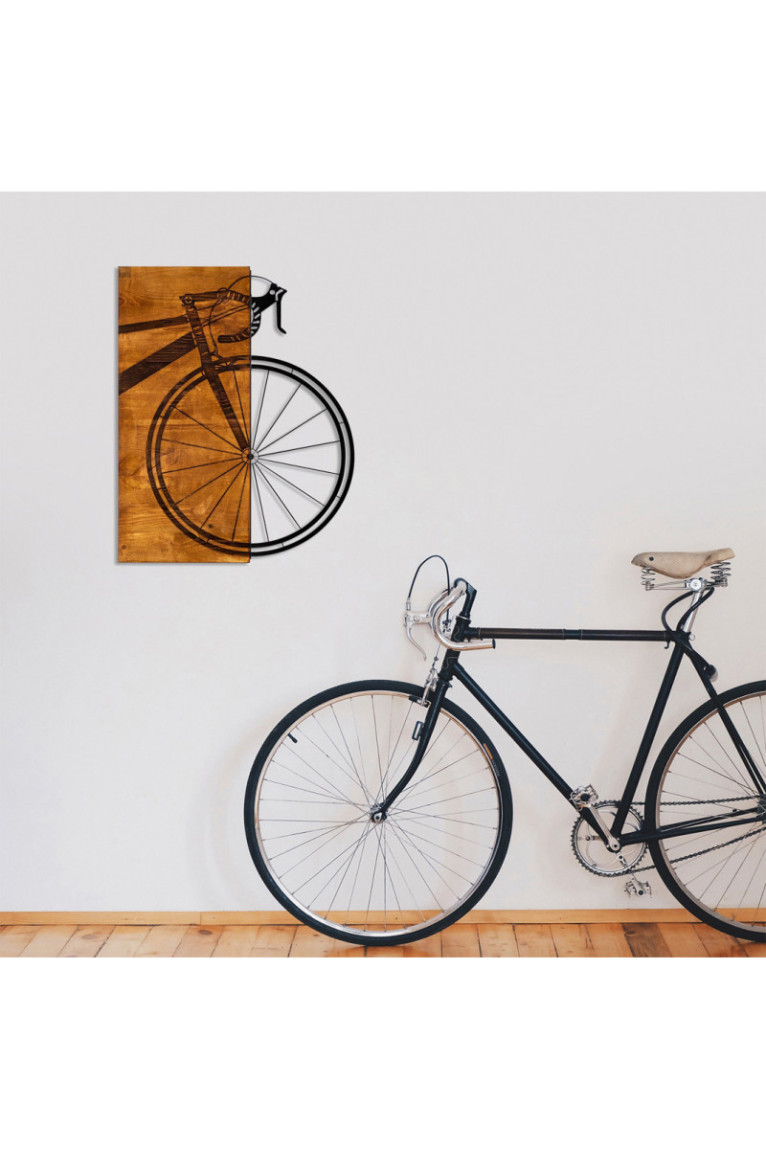 Accessoire mural décoratif en bois - Noyer Noir