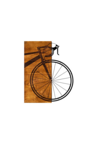Accessoire mural décoratif en bois - Noyer Noir