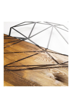 Accessoire mural décoratif en bois - Noyer Noir