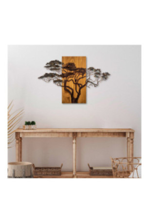 Accessoire mural décoratif en bois - Multicolore