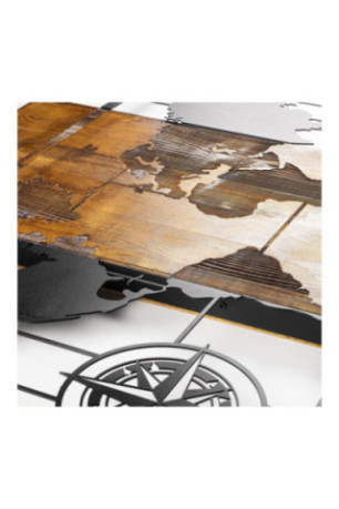 Accessoire mural décoratif en bois - Noyer Noir