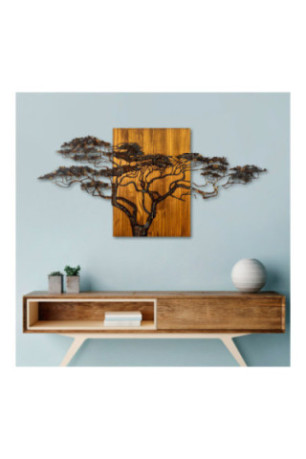 Accessoire mural décoratif en bois - Multicolore