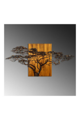 Accessoire mural décoratif en bois - Multicolore