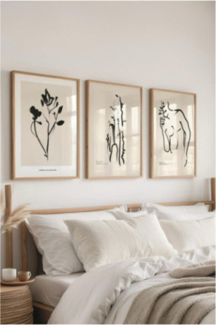 Ensemble de peinture décorative (3 pièces) - Multicolore