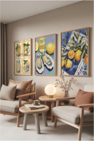 Ensemble de peinture décorative (3 pièces) - Multicolore