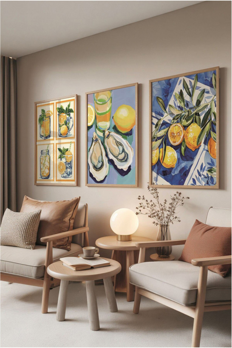 Ensemble de peinture décorative (3 pièces) - Multicolore