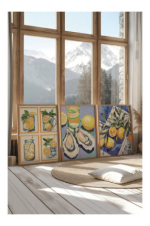 Ensemble de peinture décorative (3 pièces) - Multicolore