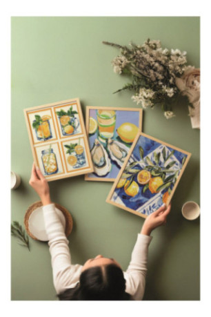 Ensemble de peinture décorative (3 pièces) - Multicolore