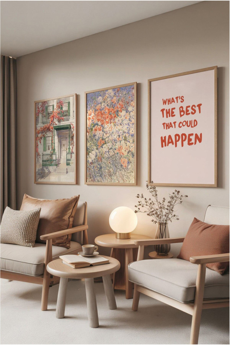 Ensemble de peinture décorative (3 pièces) - Multicolore