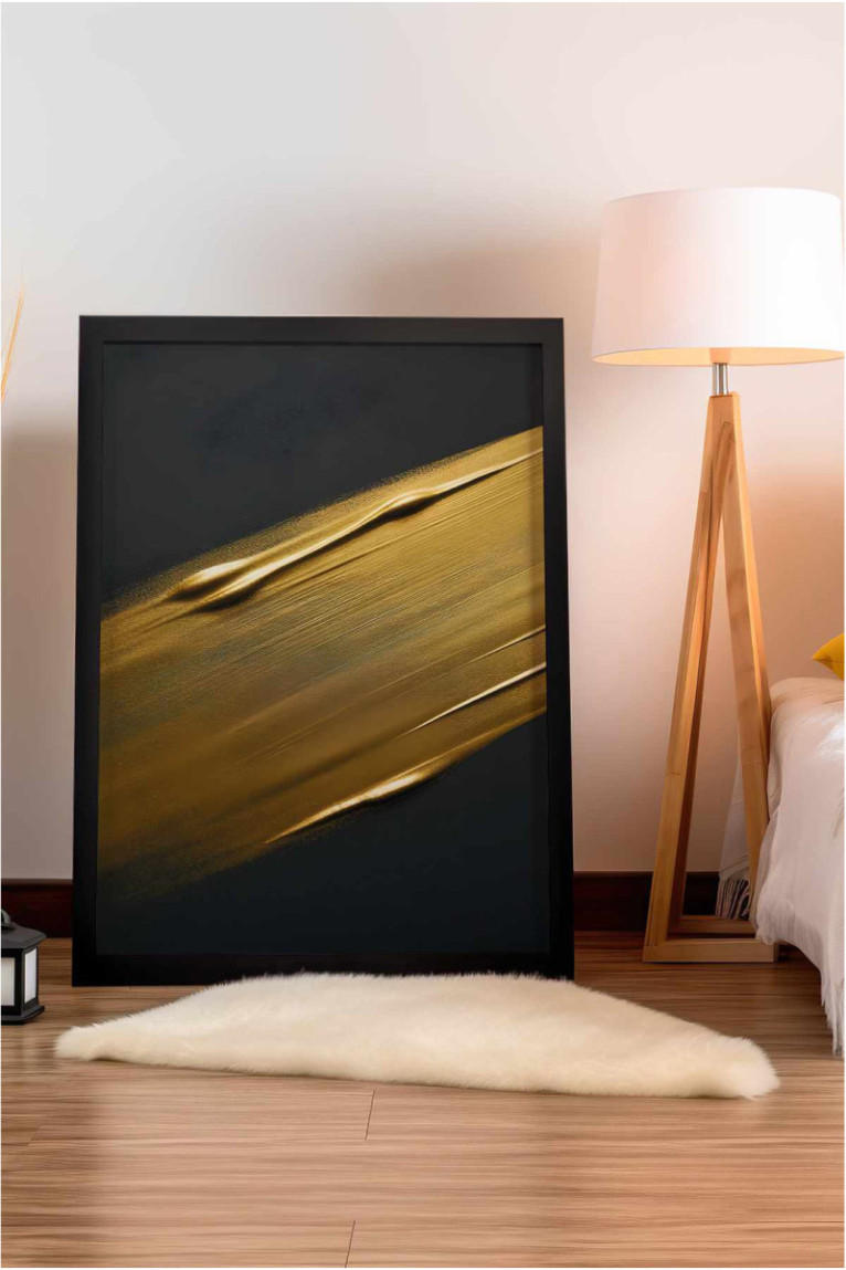 Tableau encadré décoratif - Multicolore