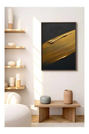 Tableau encadré décoratif - Multicolore
