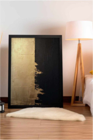 Tableau encadré décoratif - Multicolore