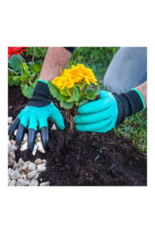 Gants de Jardinage avec 4 Griffes pour Creuser