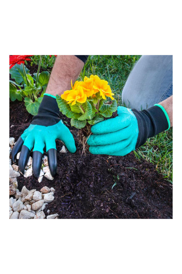 Gants de Jardinage avec 4 Griffes pour Creuser
