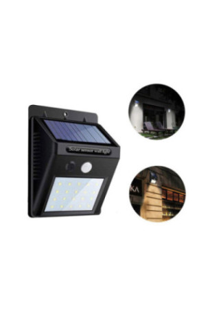 Lampe LED Solaire Avec Capteur De Mouvement 120°