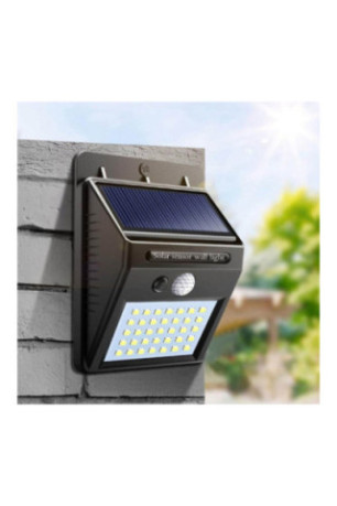 Lampe LED Solaire Avec Capteur De Mouvement 120°