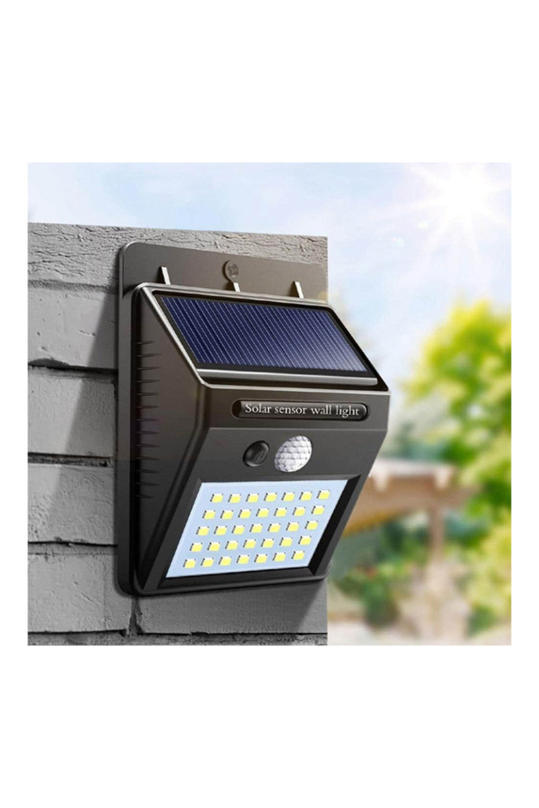 Lampe LED Solaire Avec Capteur De Mouvement 120°