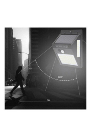 Lampe LED Solaire Avec Capteur De Mouvement 120°