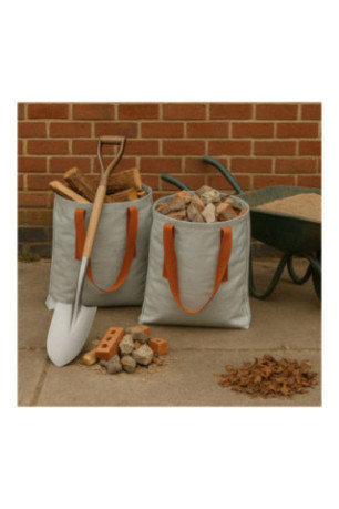 Pack de 2 Sacs à Gravats Résistants 50Kg