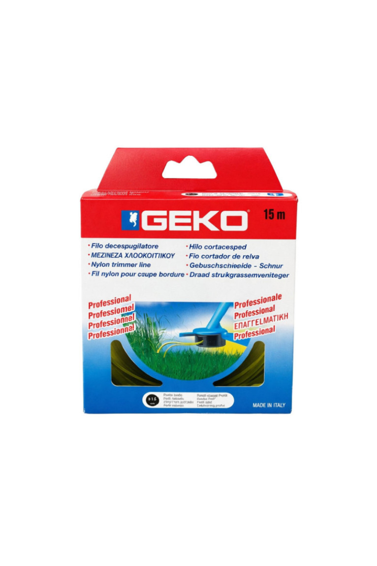 Fil Nylon Coupe-Bordure GEKO - 2.4mm x 15m