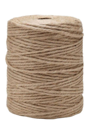 Bobine ficelle en jute naturelle - 2mm x 400m
