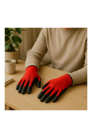 Gants de Manutention en Nitrile Taille Unique - Couleur Aléatoire