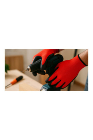 Gants de Manutention en Nitrile Taille Unique - Couleur Aléatoire