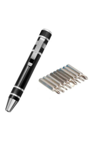 Stylo Tournevis Multifonctions de Précision 10 en 1 - Magnetique & Portable