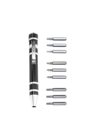 Stylo Tournevis Multifonctions de Précision 10 en 1 - Magnetique & Portable
