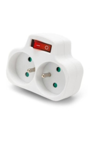 Biplite 2 Prises avec Interrupteur Intégré - 2x16A - 230V