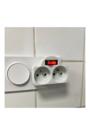 Biplite 2 Prises avec Interrupteur Intégré - 2x16A - 230V