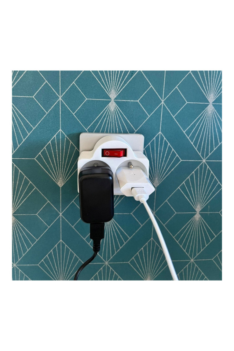 Biplite 2 Prises avec Interrupteur Intégré - 2x16A - 230V