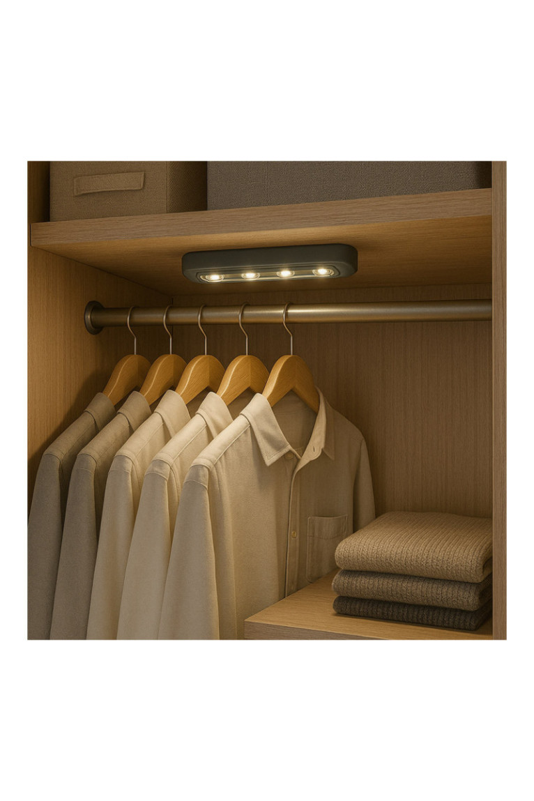 Lampe Poussoir LED - 18cm