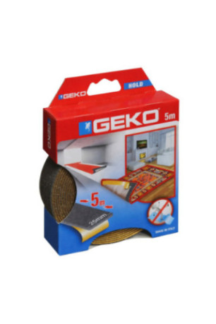 Ruban Adhésif GEKO Antidérapant - 25mm x 5M pour Tapis et Moquettes