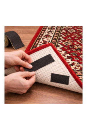 Ruban Adhésif GEKO Antidérapant - 25mm x 5M pour Tapis et Moquettes