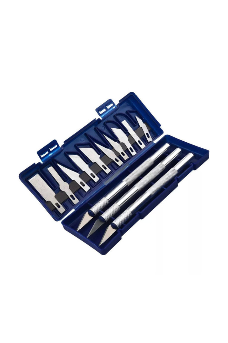 Set de Cutter de Précision avec 10 Lames Interchangeables & boîte de rangement