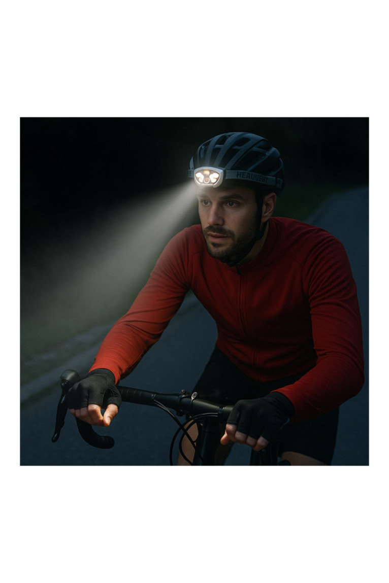 Lampe Frontale LED 6 Leds - 3 Modes. 41 Lumens. Éclairage jusqu’à 30m