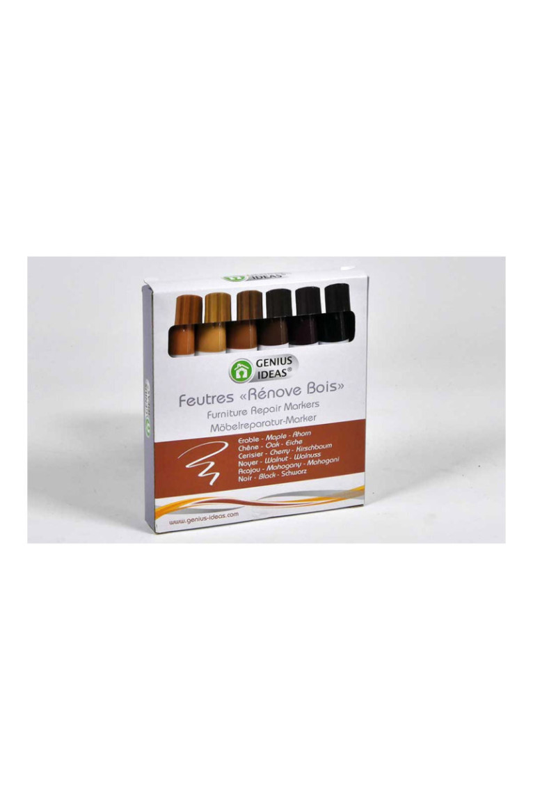 6 Feutres pour rénover le bois