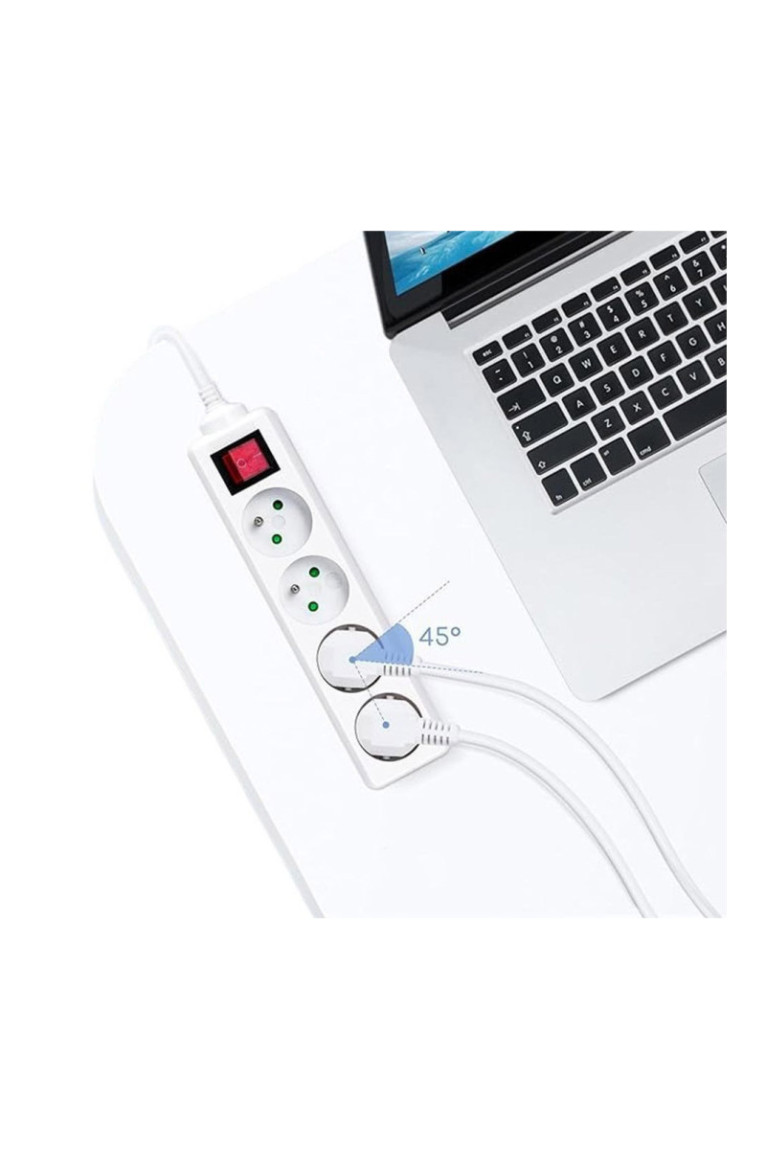 Bloc Multiprise 4 Prises avec Interrupteur - 230V 16A