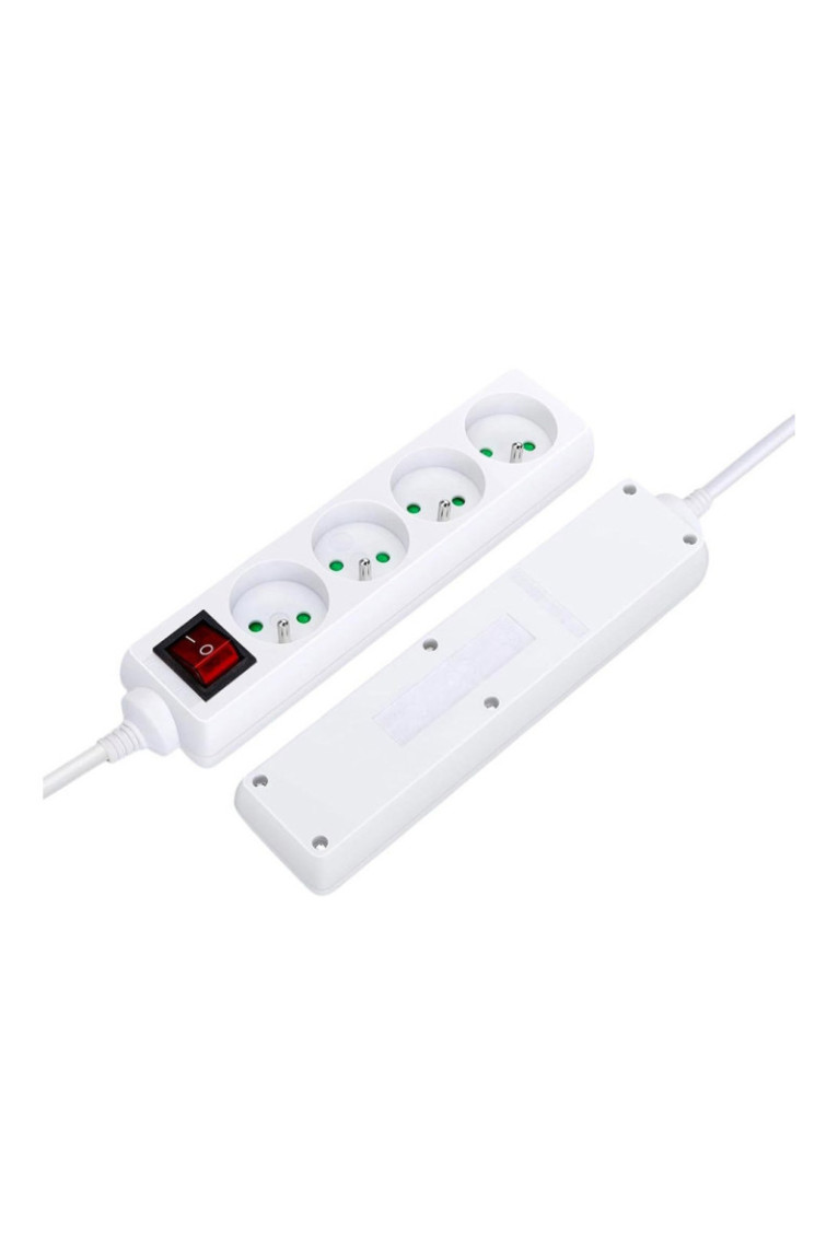 Bloc Multiprise 4 Prises avec Interrupteur - 230V 16A