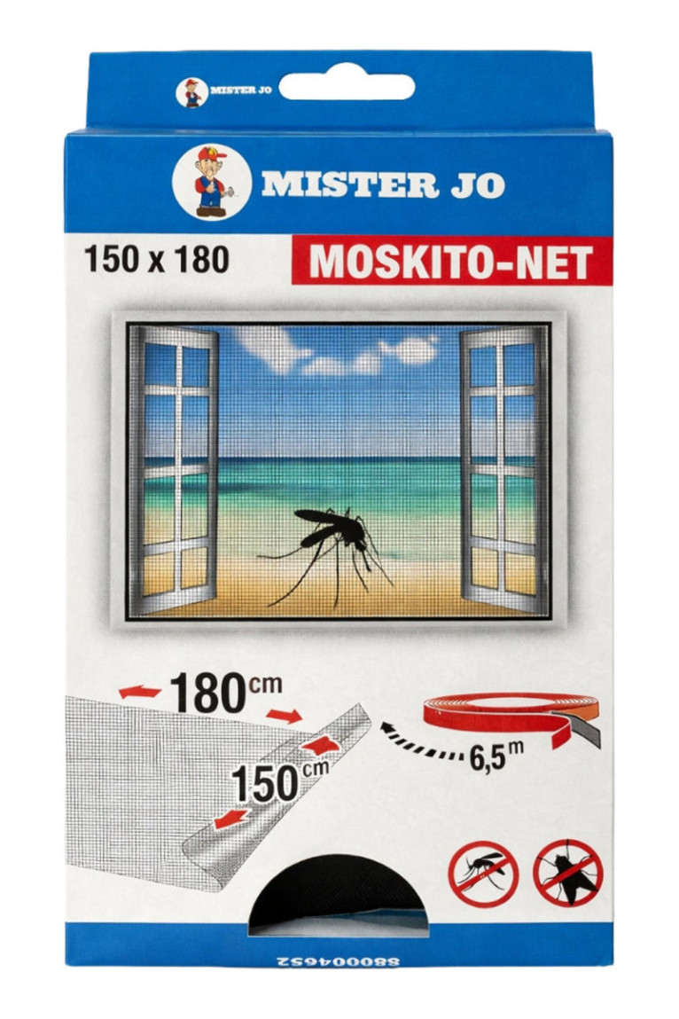 Kit Moustiquaire DIY Noir pour Fenêtres