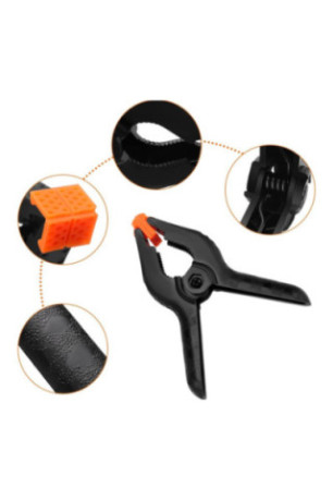 Pack de 4 Pinces à ressort en Nylon Serre-Joint - Ouverture 100mm