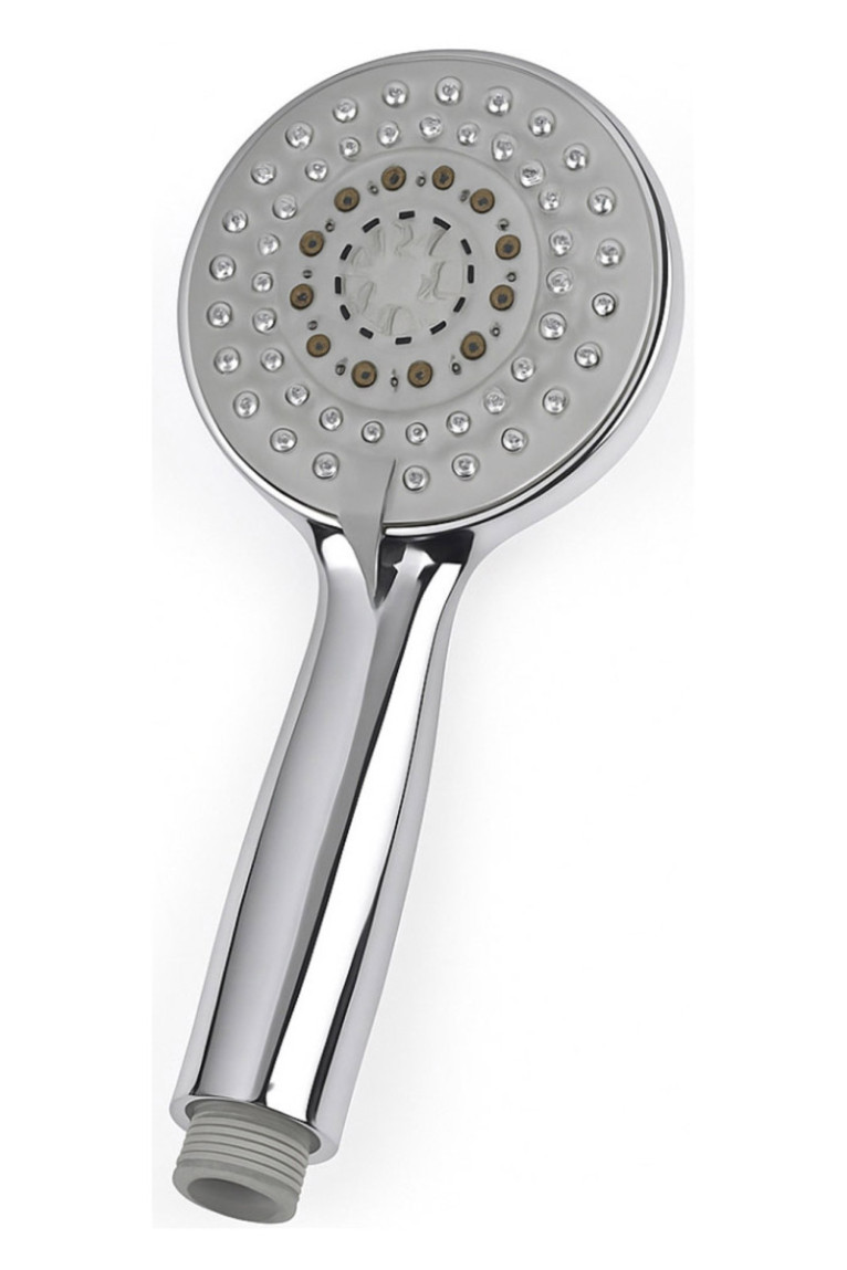 Pommeau de Douche Réglable 5 Jets Chrome - 22cm