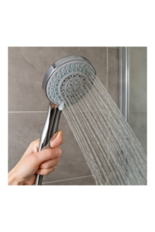 Pommeau de Douche Réglable 5 Jets Chrome - 22cm