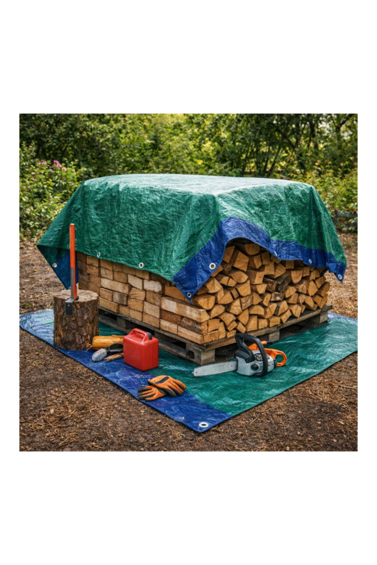 Bâche de Protection Tissée - 3 x 4m - 60 g/m²