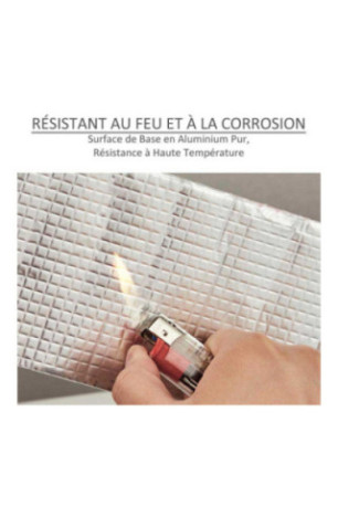 Ruban Butyle en Aluminium Ultra-Étanche pour les Fuites et Fissures - 50mm x 5M