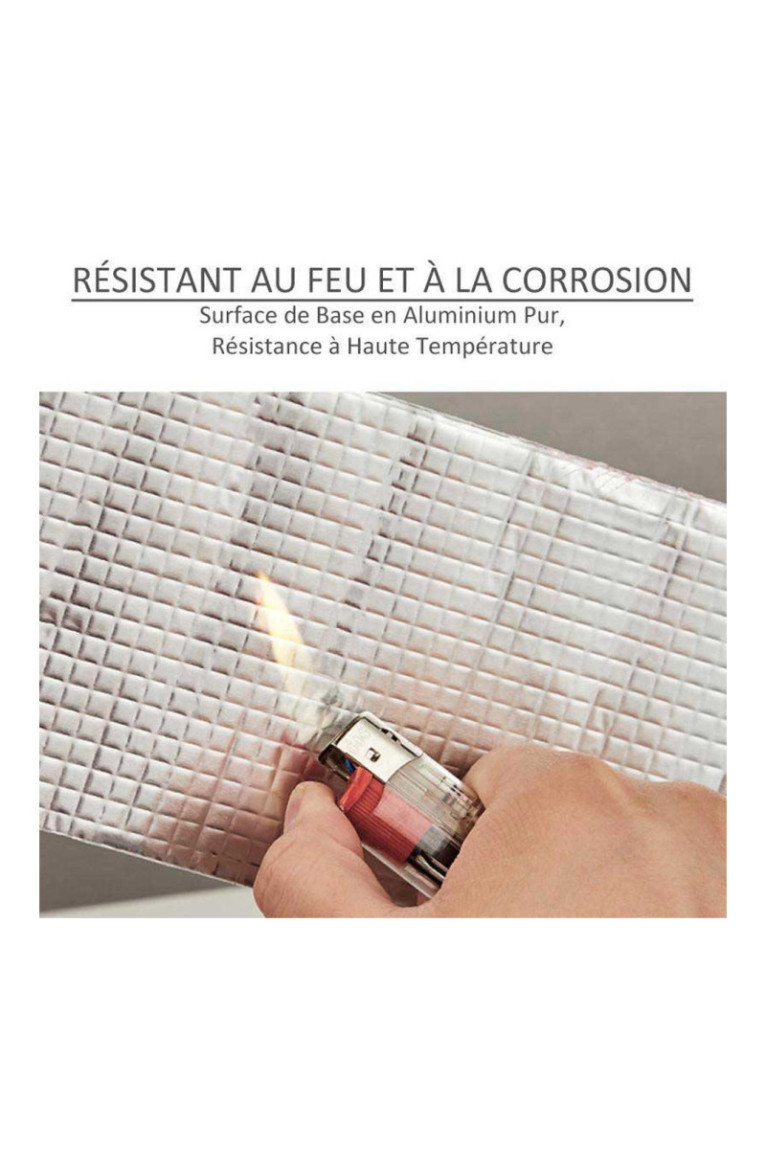Ruban Butyle en Aluminium Ultra-Étanche pour les Fuites et Fissures - 50mm x 5M