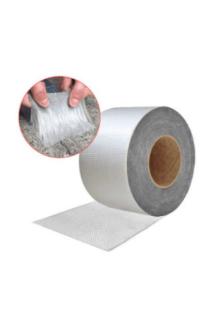 Ruban Butyle en Aluminium Ultra-Étanche pour les Fuites et Fissures - 50mm x 5M