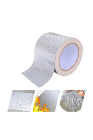 Ruban Butyle en Aluminium Ultra-Étanche pour les Fuites et Fissures - 50mm x 5M
