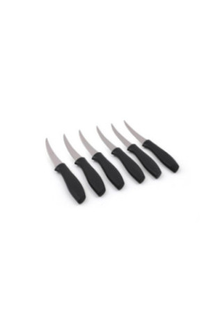 Ensemble de couteaux (6 pièces) - Noir/Argent